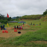 Tham gia lớp huấn luyện Dân quân tự vệ năm thứ nhất Cụm 3, khối Các cơ quan, đơn vị