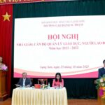 Hội nghị nhà giáo, cán bộ quản lý, người lao động Trường Cao đẳng Sư phạm Lạng Sơn năm học 2021 – 2022