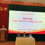 Trường Cao đẳng Sư phạm Lạng Sơn tổ chức Hội nghị Sơ kết học kì I, năm học 2021-2022