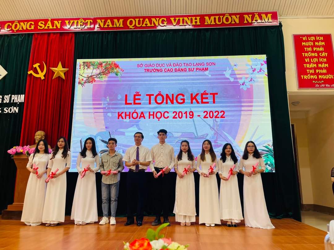 Trường cao đẳng Sư phạm Lạng Sơn tổ chức Lễ Tổng kết khóa học 2019-2022, hệ Cao  đẳng chính quy - Trường Cao đẳng Sư phạm Lạng Sơn