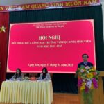 Hội nghị đối thoại giữa lãnh đạo Trường Cao đẳng Sư phạm với học sinh, sinh viên năm học 2022 – 2023