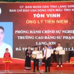 Gia đình viên chức tiêu biểu của Trường Cao đẳng Sư phạm trong Chương trình tổng kết 10 năm Hành trình đỏ Lạng Sơn (giai đoạn 2014-2023)