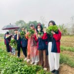 Học sinh trường TH&THCS Lê Quý Đôn thực hành nội dung Giáo dục địa phương lớp 9: Tham quan cơ sở sản xuất sản phẩm OCOP