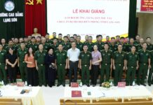 Trường Cao đẳng Lạng Sơn phối hợp với Ban Chỉ huy Bộ đội Biên phòng tỉnh Lạng Sơn tổ chức Lễ khai giảng lớp bồi dưỡng tiếng dân tộc Tày